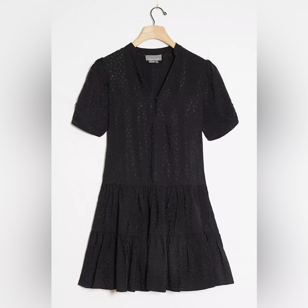 anthropologie stacey shimmer tunic dress